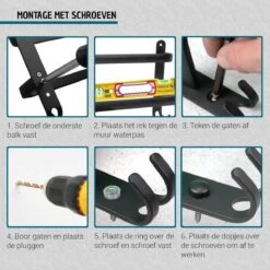 Vannons - Handdoekrek - Handdoekrek Badkamer - 2 Handdoeken - Zwart -Merkloos Shop 1200x1200 677