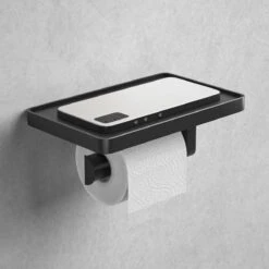SaniRay Toiletrolhouder Met Telefoonhouder - Toiletrolhouder Met Planchet Voor Telefoon - Kunststof - WC Rolhouder Met Plankje Voor Telefoon. 10 SaniRay Toiletrolhouder Met Telefoonhouder - Toiletrolhouder Met Planchet Voor Telefoon - Kunststof - WC Rolhouder Met Plankje Voor Telefoon. -Merkloos Shop 1200x1200 7