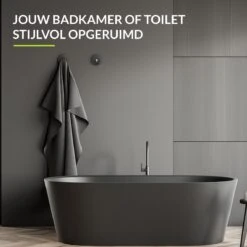 Handdoekhaakjes Zelfklevend - Zwart - Haakjes Handdoek 2st - Badkamer & Keuken -Merkloos Shop 1200x1200 707