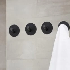 Handdoekhaakjes Zelfklevend - Zwart - Haakjes Handdoek 2st - Badkamer & Keuken -Merkloos Shop 1200x1200 708