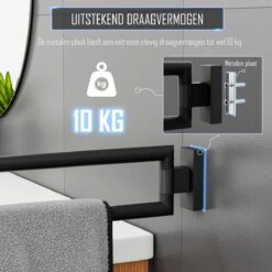 Nolad® Handdoekrek 2 Armig - Handdoekhouder - Handdoekenrek - RVS - Zwart 14 Nolad® Handdoekrek 2 Armig - Handdoekhouder - Handdoekenrek - RVS - Zwart -Merkloos Shop 1200x1200 713