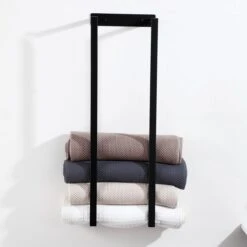 Liviner Stainless Handdoekrek - Handdoekrek Badkamer - Zwart - Handdoekenrek - Handdoekhouder - RVS -Merkloos Shop 1200x1200 742