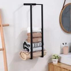 Liviner Stainless Handdoekrek - Handdoekrek Badkamer - Zwart - Handdoekenrek - Handdoekhouder - RVS -Merkloos Shop 1200x1200 744