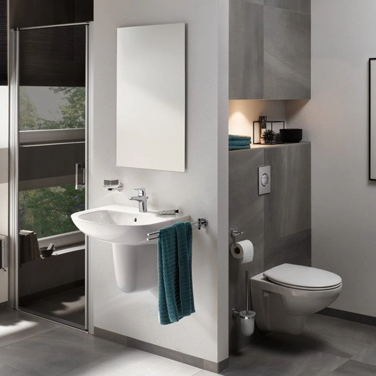 GROHE Essentials Handdoekhouder - Metaal - Chroom - 40371001 5 GROHE Essentials Handdoekhouder - Metaal - Chroom - 40371001 - Afbeelding 3