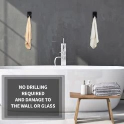 BOTC Handdoekhouder RVS - Handdoekhaakjes 4 Stuks - Handdoek Klem - Handdoek Haak - Zwart 12 BOTC Handdoekhouder RVS - Handdoekhaakjes 4 Stuks - Handdoek Klem - Handdoek Haak - Zwart -Merkloos Shop 1200x1200 800