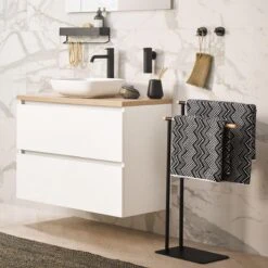 Sealskin Brix - Wandrek Met Handdoekrek 35 Cm - Zwart -Merkloos Shop 1200x1200 868