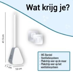 Mmoods Siliconen Golf Toiletborstel – WC Borstel Met Houder – Flexibele Siliconen WC Borstel – Antibacterieel – Hygiënisch – Wit -Merkloos Shop 1200x1200 919