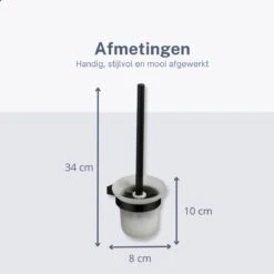 Homeson WC Borstel Houder - WC-borstel Houder - WC Borstel - Toiletborstel - Toiletborstel Houder - Toilet Borstel Houder - WC Borstel Met Houder - WC Borstel Zwart - WC Borstel Muur - WC Borstel Houder Hangend -Merkloos Shop 1200x1200 942