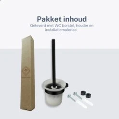 Homeson WC Borstel Houder - WC-borstel Houder - WC Borstel - Toiletborstel - Toiletborstel Houder - Toilet Borstel Houder - WC Borstel Met Houder - WC Borstel Zwart - WC Borstel Muur - WC Borstel Houder Hangend -Merkloos Shop 1200x1200 943