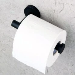 Design Toiletrolhouder - WC Rolhouder - RVS Mat Zwart - Incl. Schroeven 18 Design Toiletrolhouder - WC Rolhouder - RVS Mat Zwart - Incl. Schroeven -Merkloos Shop 1200x1200 99