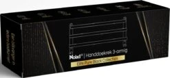 Nolad® Handdoekrek 3-armig - Handdoekhouder - Handdoekenrek - Zwart -Merkloos Shop 1200x555