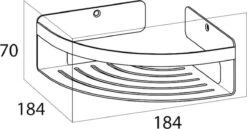 Tiger Caddy - Douchemand Hoek 18,4 Cm - Zwart 19 Tiger Caddy - Douchemand Hoek 18,4 Cm - Zwart -Merkloos Shop 1200x629