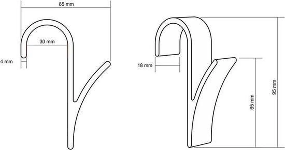 Merkloos 6x Handdoekhaakjes - Handdoekhaken Radiator - Radiator Kapstokhaak - Handdoekenrek Badkamer - Hangend - Haakjes | 6 Stuks - Hoge Kwaliteit! 3 Merkloos 6x Handdoekhaakjes - Handdoekhaken Radiator - Radiator Kapstokhaak - Handdoekenrek Badkamer - Hangend - Haakjes | 6 Stuks - Hoge Kwaliteit! - Afbeelding 2