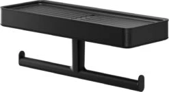 Tiger Carv - Toiletrolhouder Met Planchet - Zwart -Merkloos Shop 1200x653