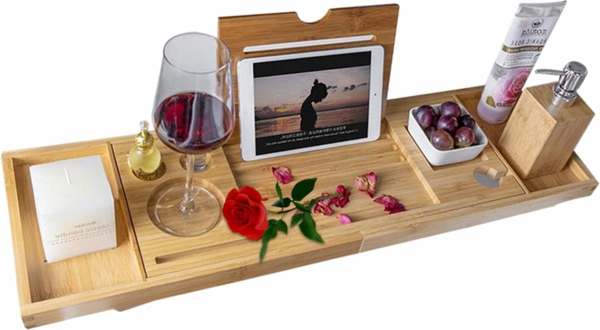 Krexs - Badplank – Badbrug - Badplank Voor In Bad – Badrekje - Badtafel - Badkuip Plank - Bamboe Badplank 3 Krexs - Badplank – Badbrug - Badplank Voor In Bad – Badrekje - Badtafel - Badkuip Plank - Bamboe Badplank