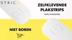 STRICX Doucherekhoek 2 Laags Zwart - Zonder Boren - Zelfklevend Doucherek - Doucherek - Doucherek Voor Badkamer/ Keuken - Doucherek Met Plakstrip - Keukenrek Met Plakstrip - Badrek Douche – Doucherek Hoekvorm - Badkamerrek Douchemandje -Merkloos Shop 1200x675 4