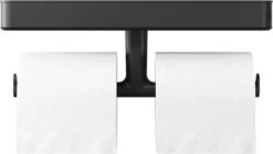 Tiger Carv - Toiletrolhouder Met Planchet - Zwart -Merkloos Shop 1200x678