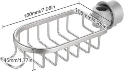 MLN Basics® Doucherek | Chroom | Zonder Boren Of Zuignap 9 MLN Basics® Doucherek | Chroom | Zonder Boren Of Zuignap -Merkloos Shop 1200x686 1