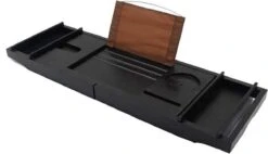 Merkloos Decopatent® Badplank - Uitschuifbaar 75 -> 110 Cm - Verstelbaar Bamboe Badrekje Voor In Bad - Boekenhouder - Tablethouder - Zwart 20 Merkloos Decopatent® Badplank - Uitschuifbaar 75 -> 110 Cm - Verstelbaar Bamboe Badrekje Voor In Bad - Boekenhouder - Tablethouder - Zwart -Merkloos Shop 1200x691