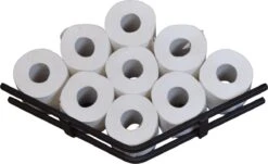 LOFT42 Jef Reserverolhouder - Zwart Metaal - 51x10x13 -Merkloos Shop 1200x733