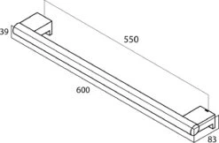 Tiger Bold - Handdoekrek 60 Cm - Zwart 13 Tiger Bold - Handdoekrek 60 Cm - Zwart -Merkloos Shop 1200x789