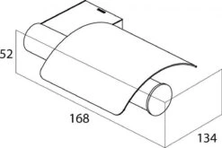 Tiger Bold - Toiletrolhouder Met Klep - Zwart -Merkloos Shop 1200x801 1