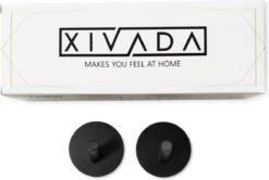 Handdoekhaakjes Zelfklevend - Zwart - Haakjes Handdoek 2st - Badkamer & Keuken -Merkloos Shop 1200x805