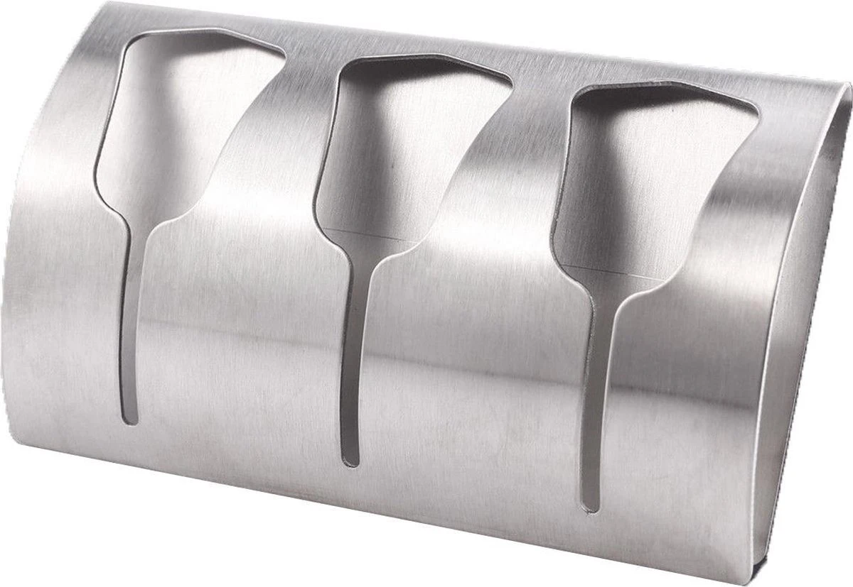 LifeGoods Handdoekhaakjes - Zelfklevend - Voor 3 Handdoeken - Handdoekklem - RVS - 1 Stuks 3 LifeGoods Handdoekhaakjes - Zelfklevend - Voor 3 Handdoeken - Handdoekklem - RVS - 1 Stuks