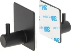 Toiletrolhouder - Wc Rol Houder Met Plankje - Inclusief Haakje - RVS - Waterbestendig - Zwart - Rheme -Merkloos Shop 1200x860