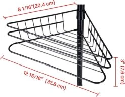SensaHome Telescopisch Douche Rek Met 4 Lagen - Verstelbaar Bad / Douche Hoekrek Opbergrek - Uitschuifbaar Van 145-250 Cm - Zwart 16 SensaHome Telescopisch Douche Rek Met 4 Lagen - Verstelbaar Bad / Douche Hoekrek Opbergrek - Uitschuifbaar Van 145-250 Cm - Zwart -Merkloos Shop 1200x928