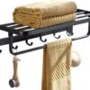 Handdoekrek – Handdoekenrek Badkamer – Badkamerrek – Doucherek – Handdoekhouder – Handdoekrek Badkamer – 60cm – Zwart -Merkloos Shop 1200x937 1