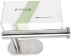 Toiletrolhouder Zonder Boren - Zilver - RVS WC Rolhouder Zelfklevend -Merkloos Shop 1200x949