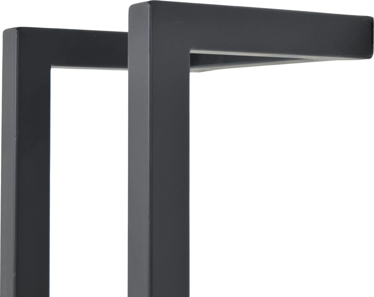 LOFT42 Wandhanddoekenrek Small - Zwart - Metaal - 67x20x15 4 LOFT42 Wandhanddoekenrek Small - Zwart - Metaal - 67x20x15 - Afbeelding 2