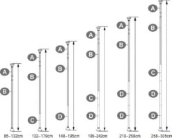 Merkloos Telescopisch Douche Rek Met 4 Lagen - Verstelbaar Bad / Douche Hoekrek Opbergrek - Uitschuifbaar Van 85-305 Cm - Wit 16 Merkloos Telescopisch Douche Rek Met 4 Lagen - Verstelbaar Bad / Douche Hoekrek Opbergrek - Uitschuifbaar Van 85-305 Cm - Wit -Merkloos Shop 1200x965