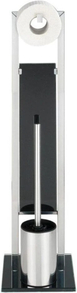 WENKO Toiletbutler Rivalta RVS Glanzend - Toiletborstel Met Houder, Toiletrolhouder En Reserverolhouder -Merkloos Shop 316x1200