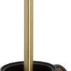 Tiger Tune - Toiletborstel Met Houder - Messing Geborsteld / Zwart -Merkloos Shop 383x1200