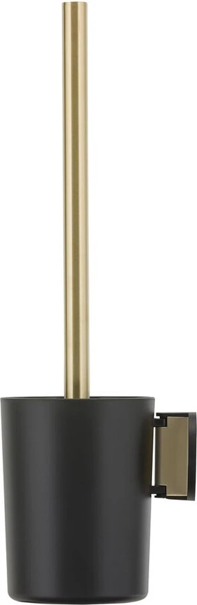 Tiger Tune - Toiletborstel Met Houder - Messing Geborsteld / Zwart 4 Tiger Tune - Toiletborstel Met Houder - Messing Geborsteld / Zwart - Afbeelding 2