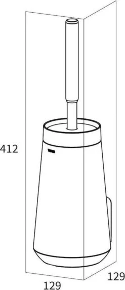 Tiger Tess - Toiletborstelhouder Met Swoop® Borstel Flexibel - Zwart / Antraciet -Merkloos Shop 519x1200 1