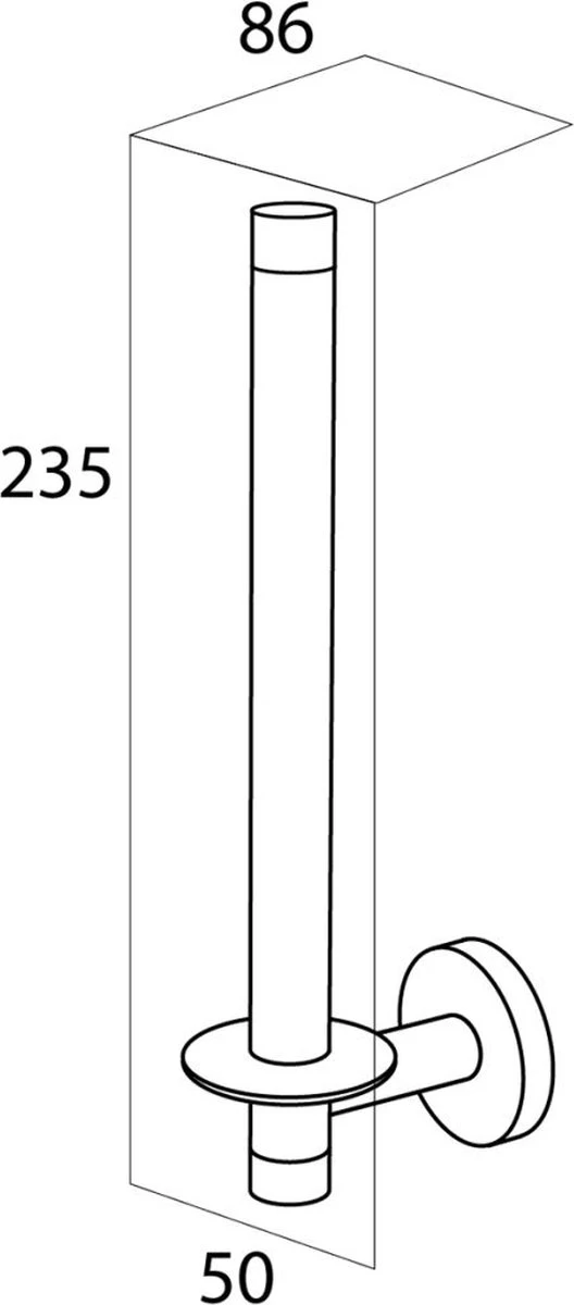 Tiger Boston - Reserverolhouder - RVS Geborsteld 8 Tiger Boston - Reserverolhouder - RVS Geborsteld - Afbeelding 6