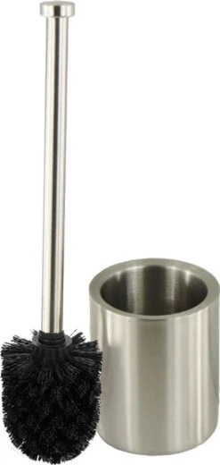 Toiletborstel Met Houder Vrijstaand - Toiletborstelhouder - RVS - Able & Borret