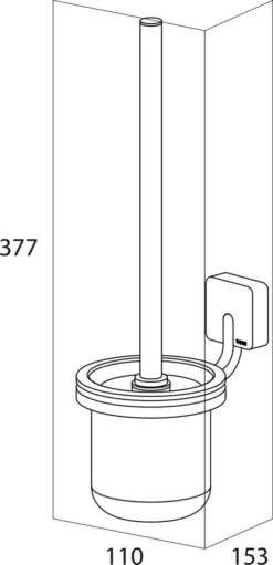Tiger Impuls Toiletborstel Met Houder - RVS Geborsteld -Merkloos Shop 580x1200