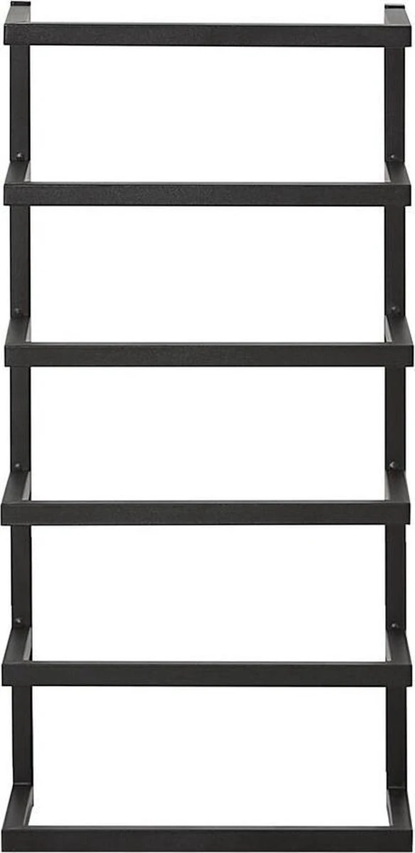 Sealskin Carré - Handdoekrek Groot - 12 X 24 X 48 Cm - Zwart 6 Sealskin Carré - Handdoekrek Groot - 12 X 24 X 48 Cm - Zwart - Afbeelding 4