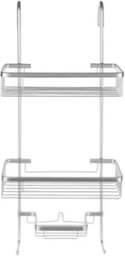 Recalma Doucherek 3 Laags - Monteren Zonder Boren - Zilver - Zuignap - Ook Voor Grote Flessen - Opbergrek Douche - 3 Etages -Merkloos Shop 588x1200 1