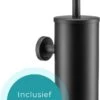 Homefy Toiletborstel Met Houder- Toiletborstel Zwart - Extra Hygiënisch - Inclusief Ophangsysteem - Zwart 1 Homefy Toiletborstel Met Houder- Toiletborstel Zwart - Extra Hygiënisch - Inclusief Ophangsysteem - Zwart -Merkloos Shop 596x1200