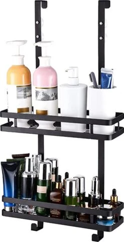 Souiri Doucherek - Stainless Doucherek - Zonder Boren - Doucherek Zwart - Doucherek Hangend - Badkamer Accessoires - RVS - 2 Laags 33 Souiri Doucherek - Stainless Doucherek - Zonder Boren - Doucherek Zwart - Doucherek Hangend - Badkamer Accessoires - RVS - 2 Laags -Merkloos Shop 616x1200 1