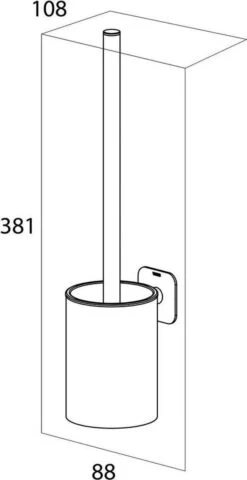 Tiger Colar - Toiletborstel Met Houder - Zwart 23 Tiger Colar - Toiletborstel Met Houder - Zwart -Merkloos Shop 617x1200 1