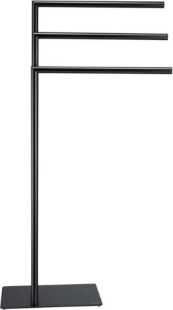 Sealskin Tube - Handdoekrek 3-armig Vrijstaand - Zwart 10 Sealskin Tube - Handdoekrek 3-armig Vrijstaand - Zwart -Merkloos Shop 672x1200