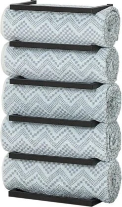 Sealskin Carré - Handdoekrek Groot - 12 X 24 X 48 Cm - Zwart