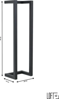 LOFT42 Wandhanddoekenrek Small - Zwart - Metaal - 67x20x15 10 LOFT42 Wandhanddoekenrek Small - Zwart - Metaal - 67x20x15 -Merkloos Shop 717x1200