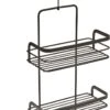 Tomado - Metaltex - Origin Line - Doucherek Met Haak - 23x12x38/47cm - Zwart -Merkloos Shop 733x1200 2